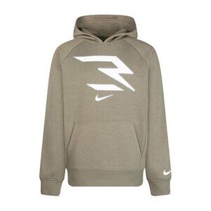 Nike 3BRAND by Russell Wilson Big Boys Fleece Hoodie, Small, Brown